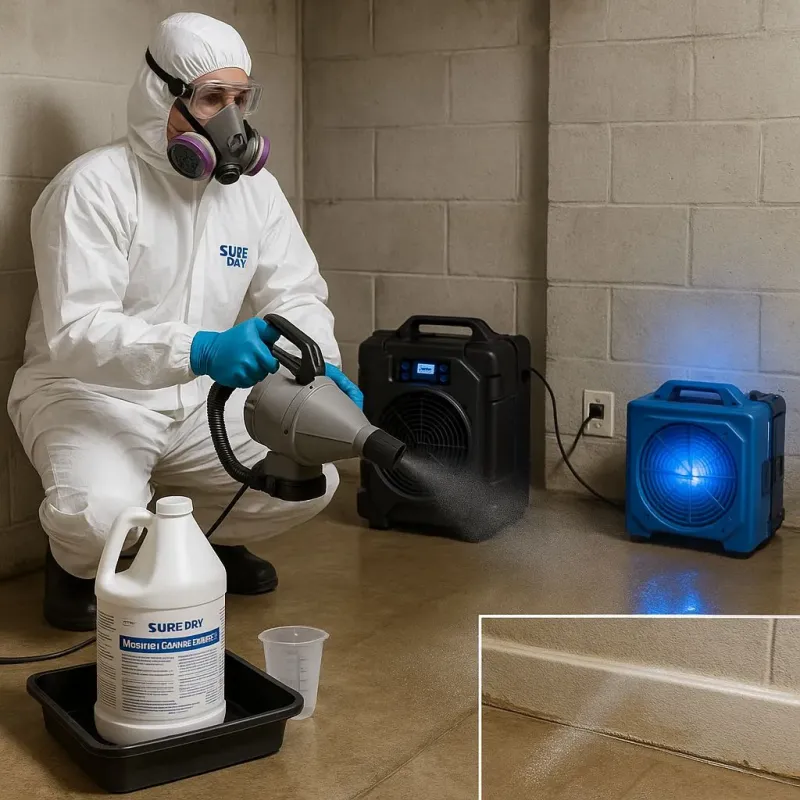 Sanitization and Odor Removal process in Fairfield, OH